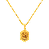 22k Yellow Gold Religious Lakshmi Small Pendants with gold weight of 4.29g